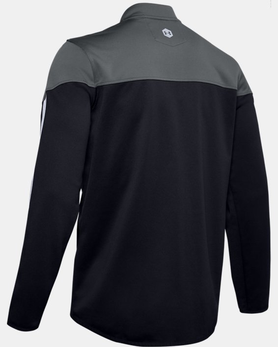 Men's UA RUSH™ Knit Warm-Up Jacket in Gray image number 6